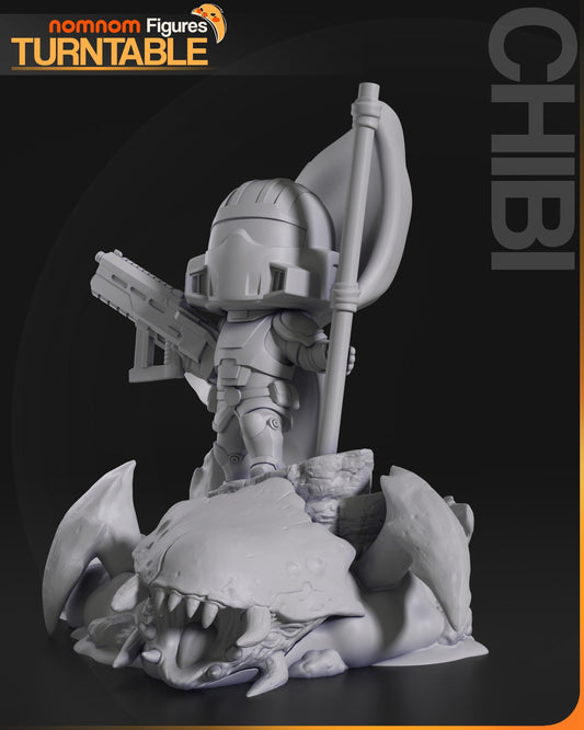Chibi Helldiver de chez NomNom Figurines
