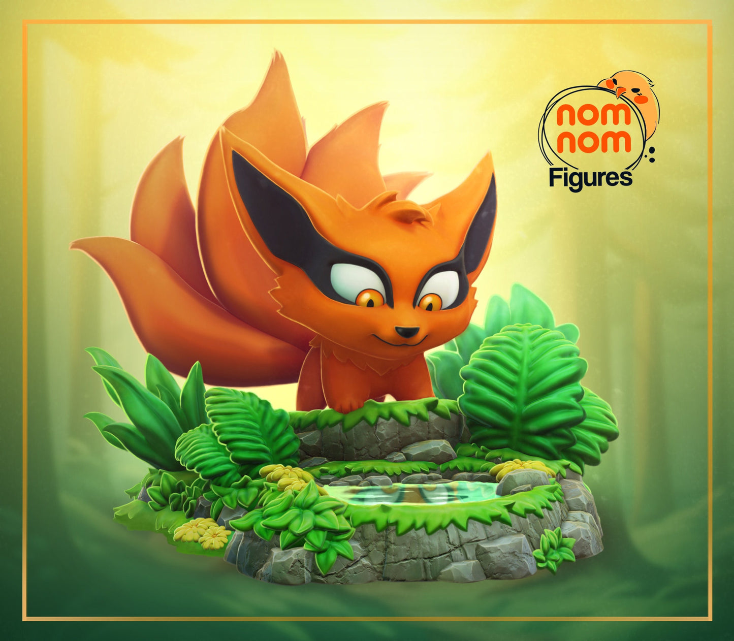 Chibi - Kurama - Naruto de chez NomNom Figurines