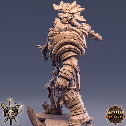 Figurine Damma Blacker du Monde des ORCS de chez Daybreak dans l'univers The Powerbrokers of the Void [50mm]