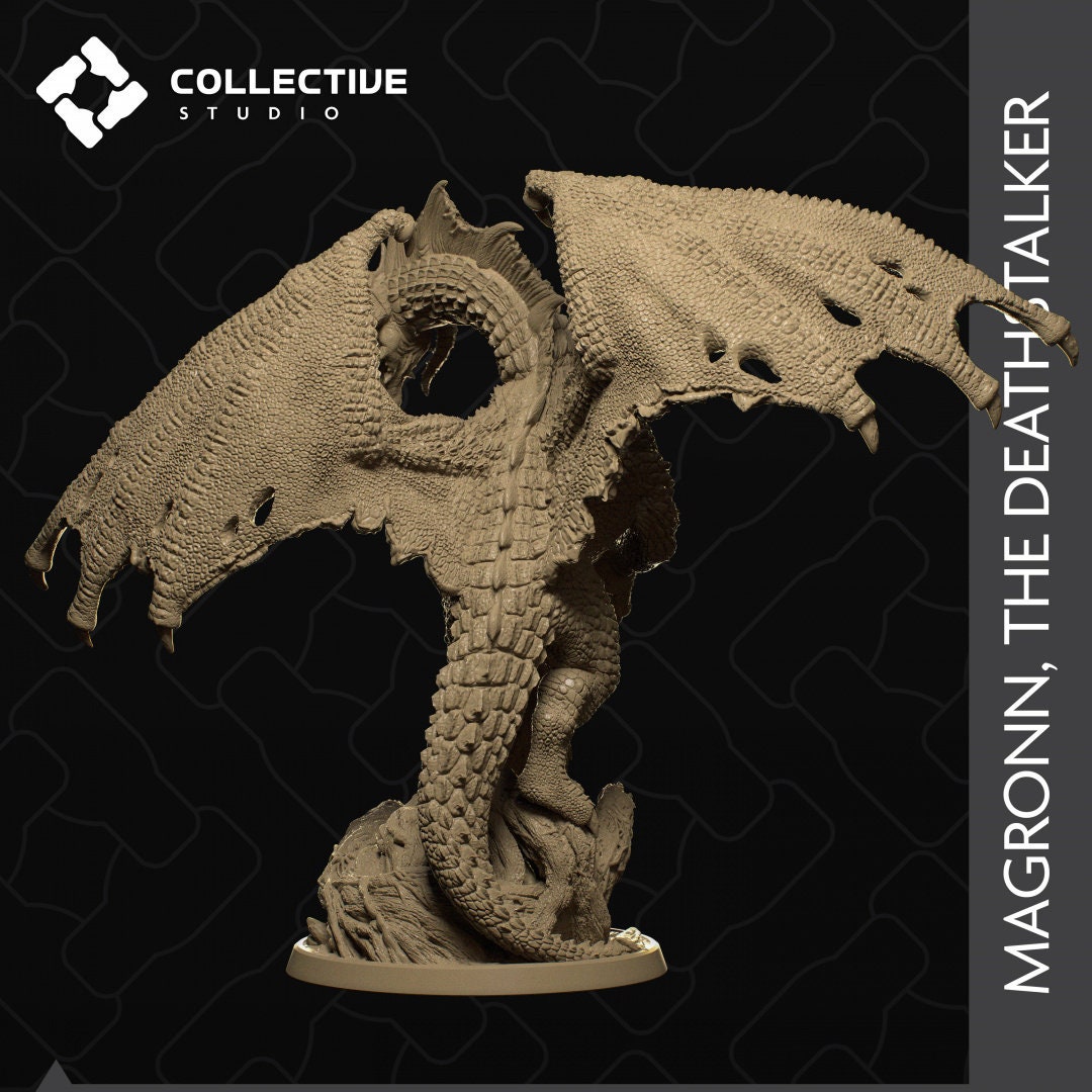 Figurine Magronn The DeathStalker de chez Collective Studio [32mm//75mm]