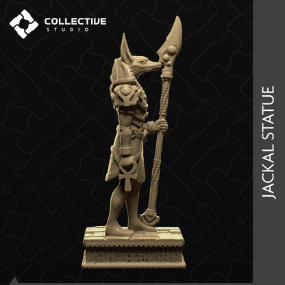 Décors Jackal Statue de chez Collective Studio dans l'univers Sands Of Ages Past - Scenery [32mm]