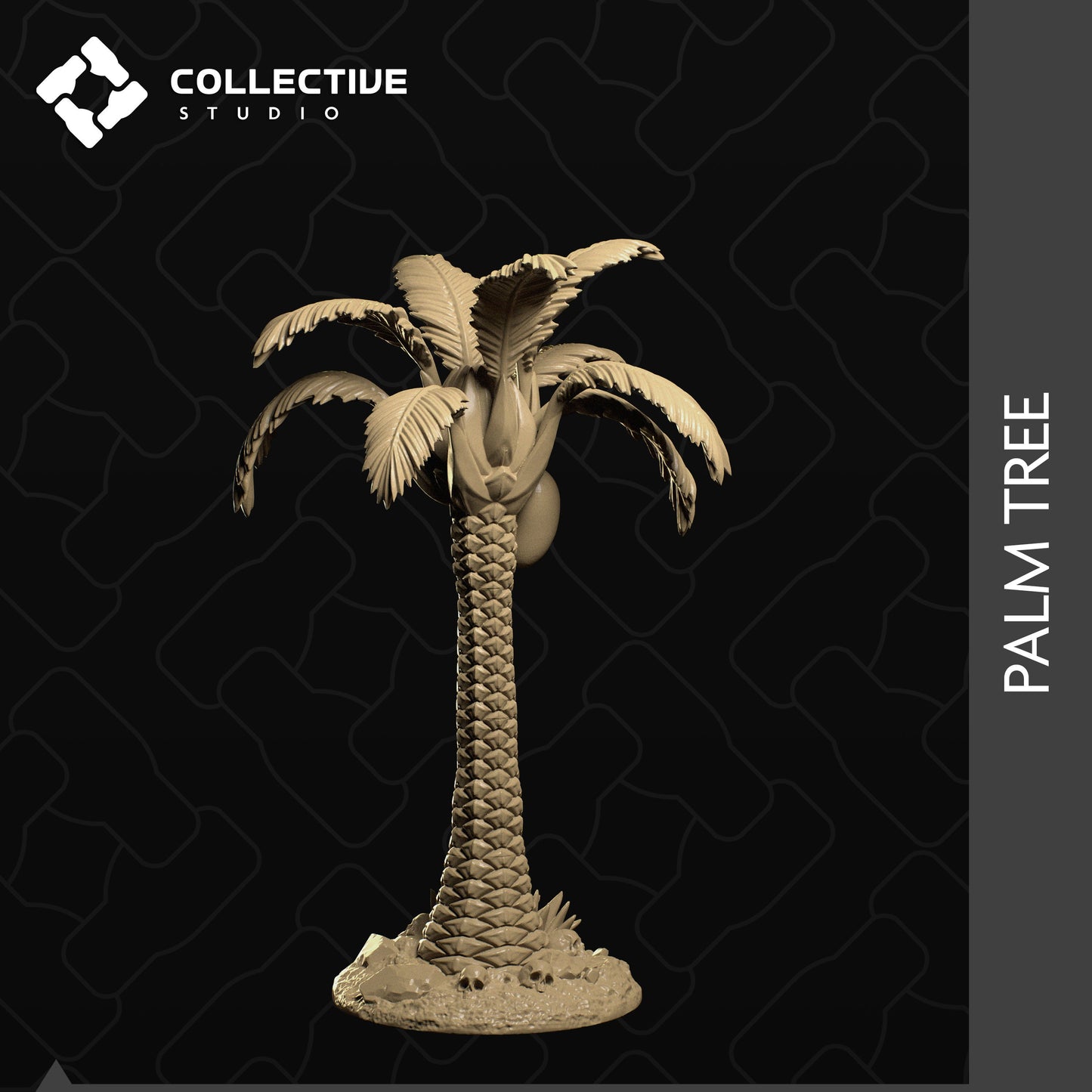 Décors Palm tree de chez Collective Studio dans l'univers Sands Of Ages Past - Scenery [32mm]