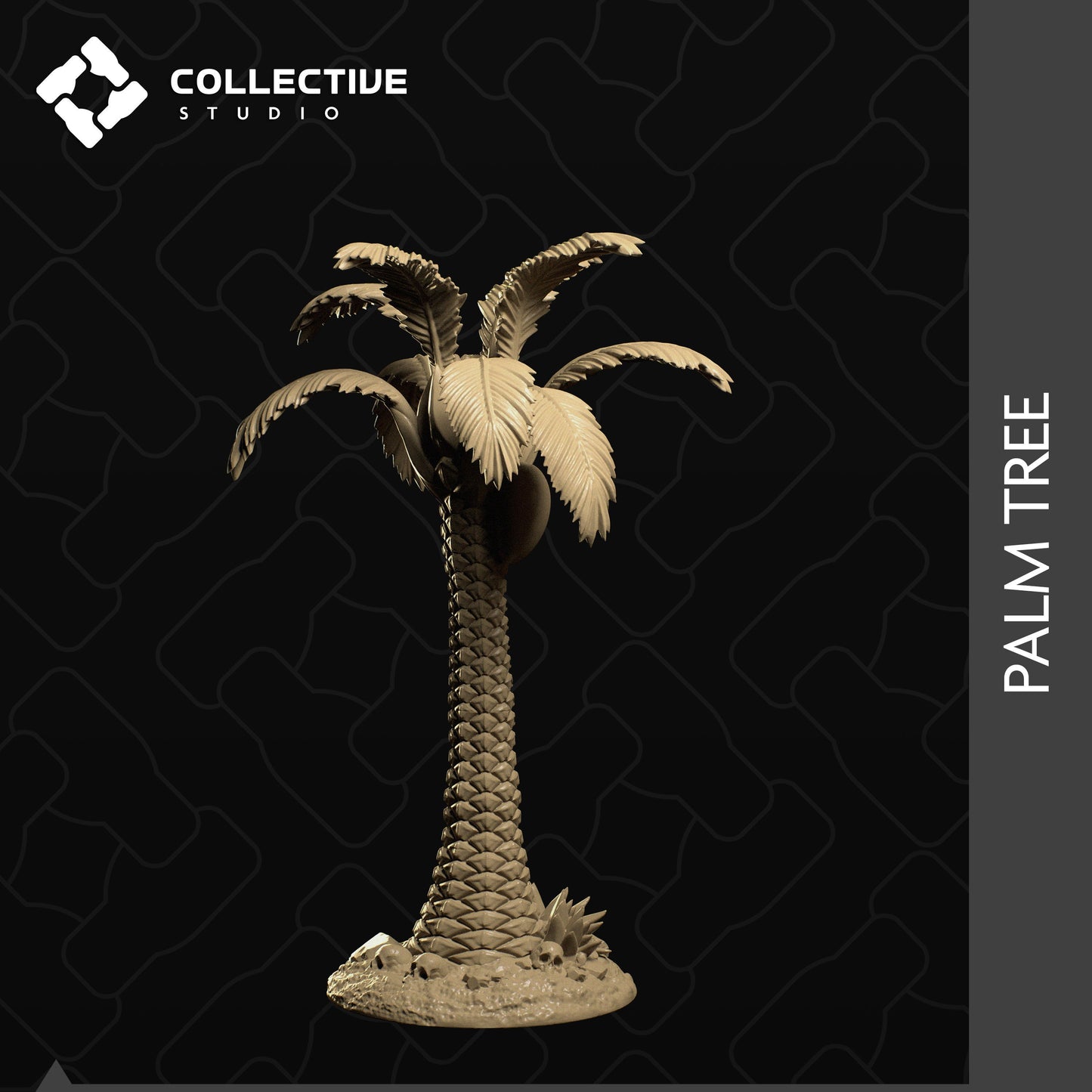 Décors Palm tree de chez Collective Studio dans l'univers Sands Of Ages Past - Scenery [32mm]