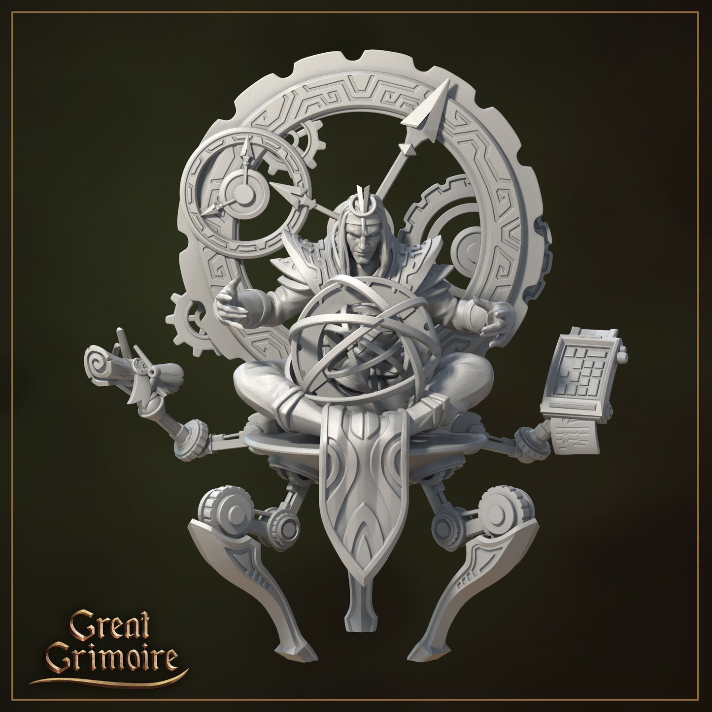 Figurine Chronographer of Infinity de chez Great Grimoire [32mm]