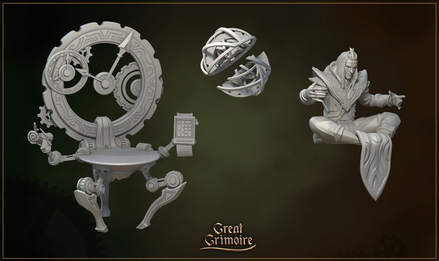 Figurine Chronographer of Infinity de chez Great Grimoire [32mm]