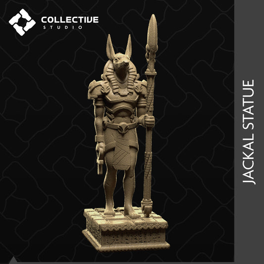 Décors Jackal Statue de chez Collective Studio dans l'univers Sands Of Ages Past - Scenery [32mm]
