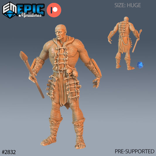 Figurine Jötunn Giant Tribe Hunter de chez Epic Miniatures dans l’univers Viking Age [75mm]