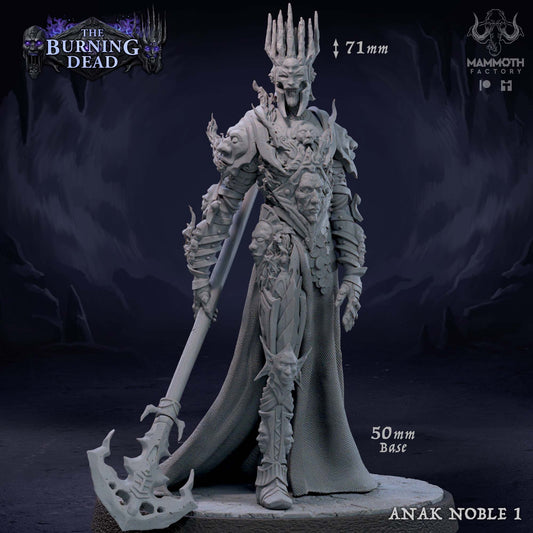 Figurine Anak Noble de chez Mammoth Factory dans l'univers The Burning Dead [50mm]