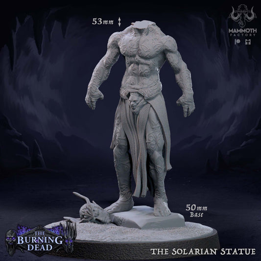 Figurine The Solarian Statue de chez Mammoth Factory dans l'univers The Burning Dead [50mm]