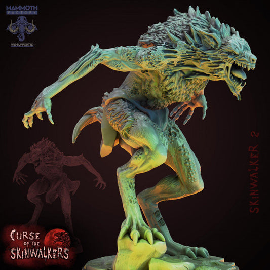 Figurine Skinwalkers de chez Mammoth Factory dans l'Univers The Adventure Box [25mm]