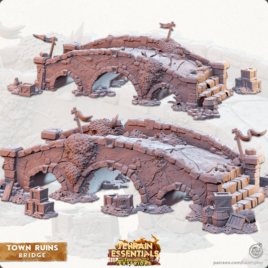 Décors Town - Bridge de chez Cast'n Play dans l'univers Town Ruins Set