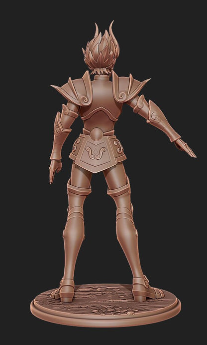 Figurine Shura (Capricorne) de chez Damaïa dans l'univers des Chevaliers du Zodiaque [1/6ème]