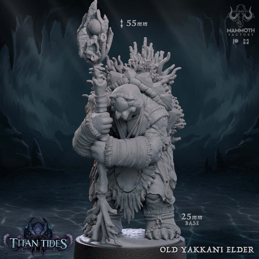 Figurine Olo, Yakkani de chez Mammoth Factory dans l’univers Titan Tides [25mm]