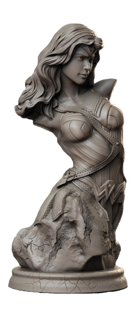 Box test 2024 - Buste de Wonder Woman (env. 10cm) de chez Sanix + Tutoriel YouTube