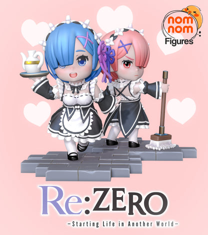 Chibi - Rem & Ram - Re_Zero de chez NomNom Figurines