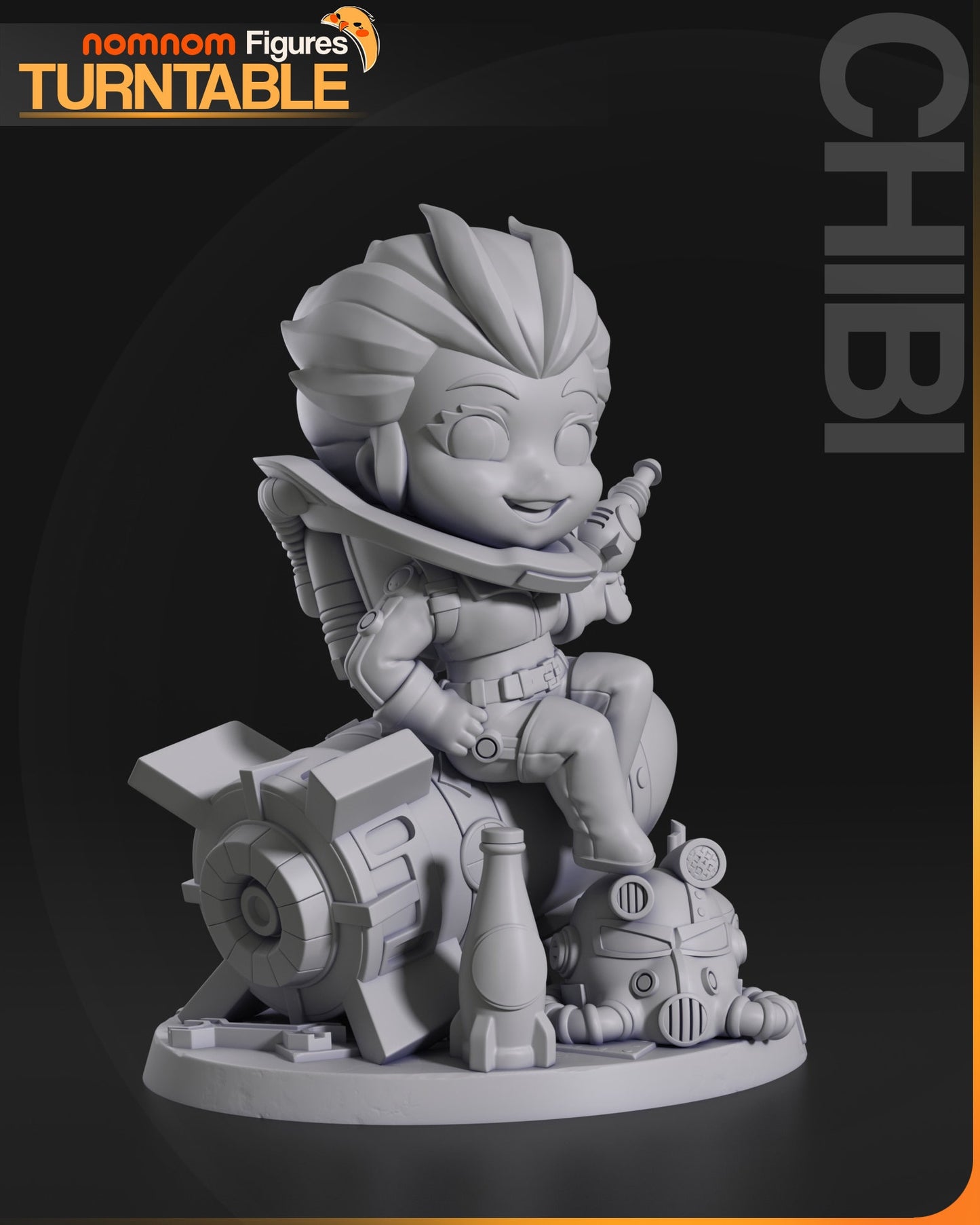 Chibi - Nuka Girl - Fallout 4 de chez NomNom Figurines