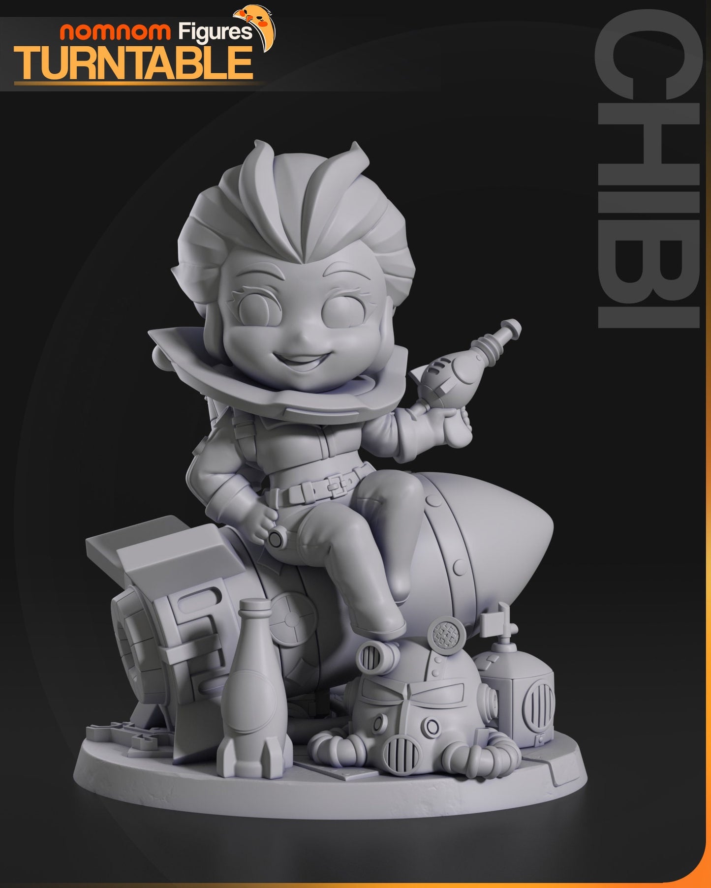 Chibi - Nuka Girl - Fallout 4 de chez NomNom Figurines