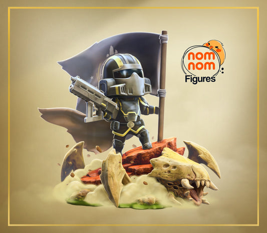 Chibi Helldiver de chez NomNom Figurines