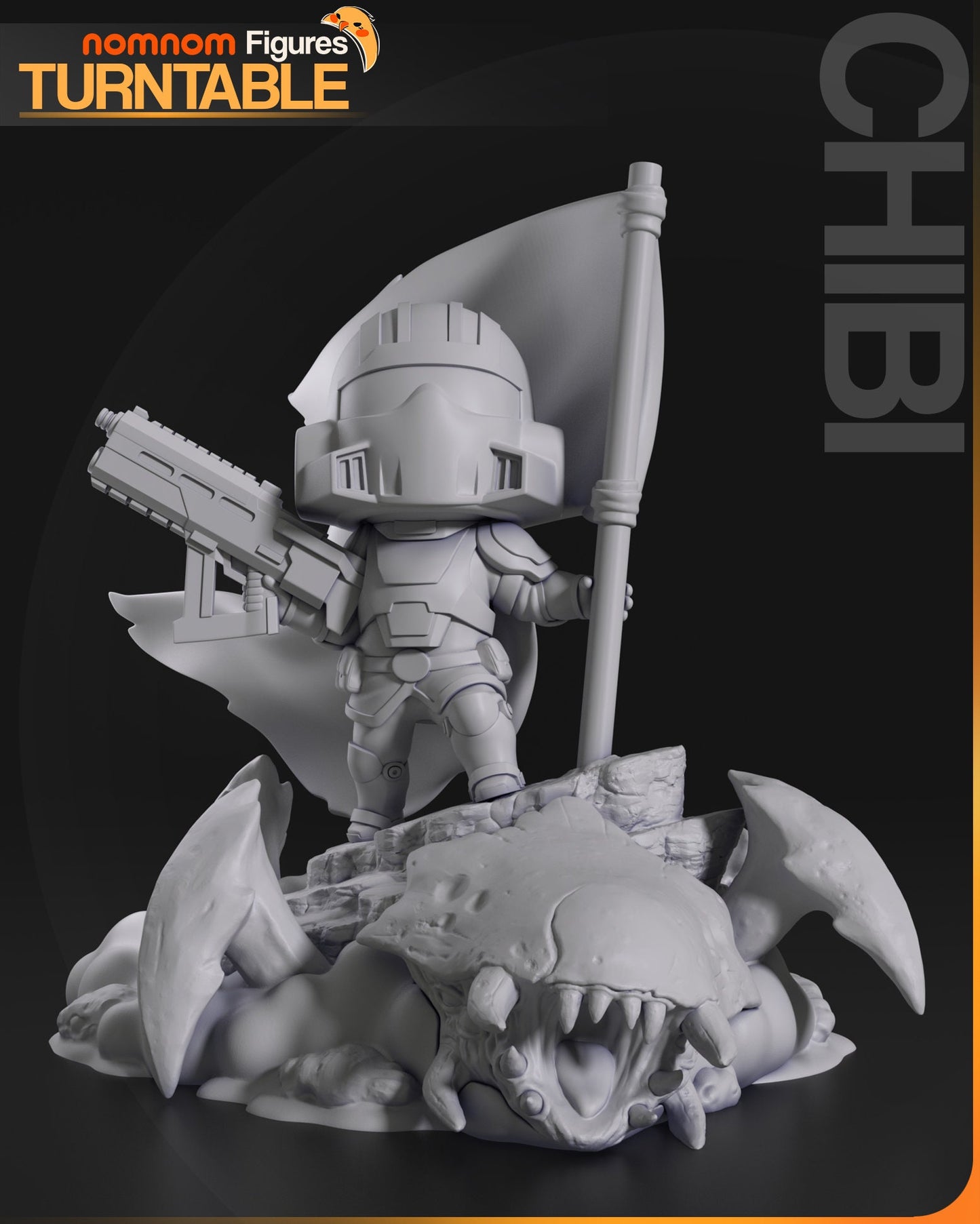 Chibi Helldiver de chez NomNom Figurines