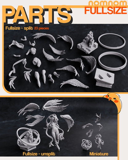 Figurine Angewomon - Digimon [Old model] de chez NomNom Figurines [1/10ème]