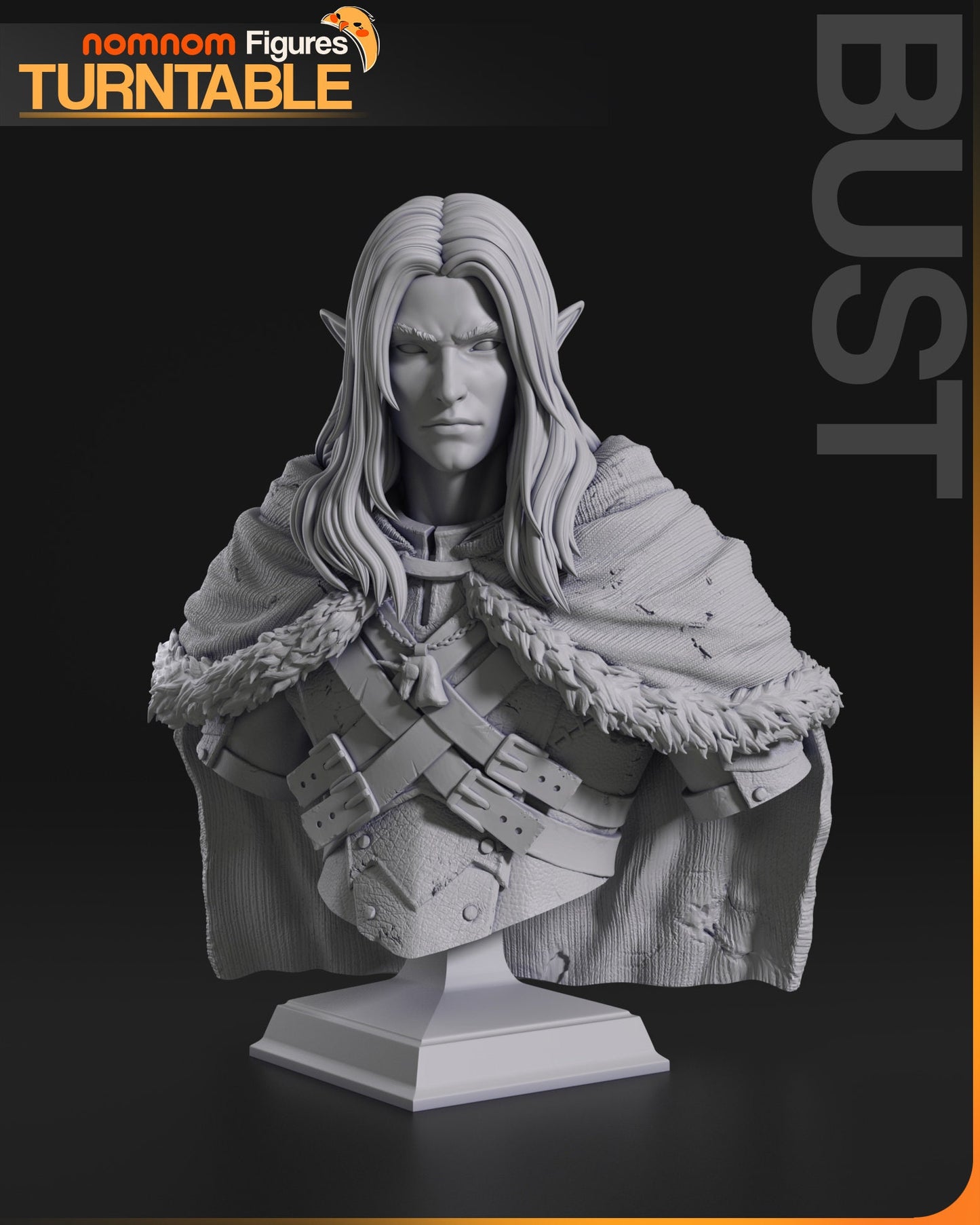 Buste de Drizzt Do_Urden - Baldurs Gate de chez NomNom Figurines