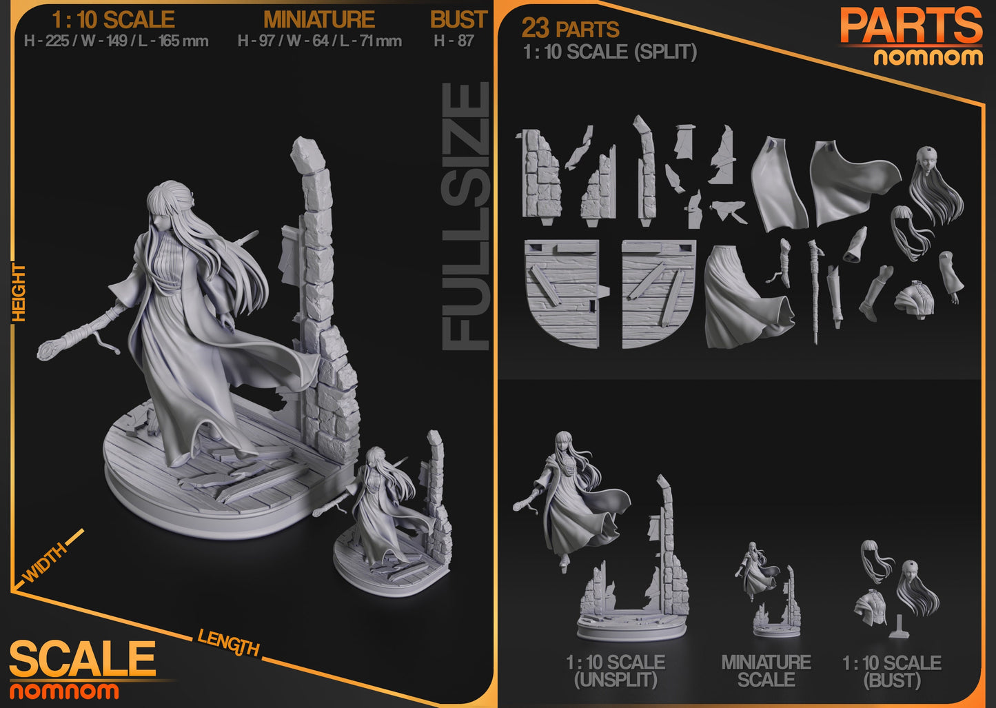 Figurine Fern - Frieren de chez NomNom Figurines [1/10ème]