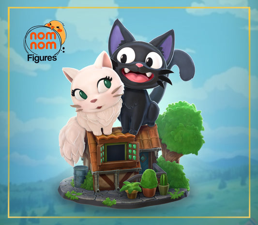 Chibi - Jiji - Kiki_s Delivery Service de chez NomNom Figurines