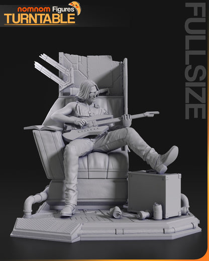 Figurine Johnny Silverhand - Cyberpunk 2077 de chez NomNom Figurines [1/10ème]