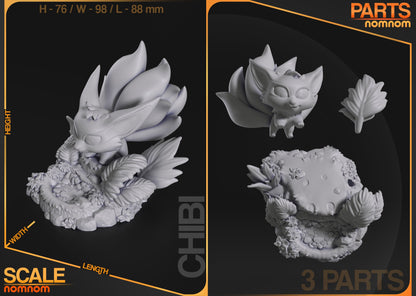 Chibi - Kurama - Naruto de chez NomNom Figurines