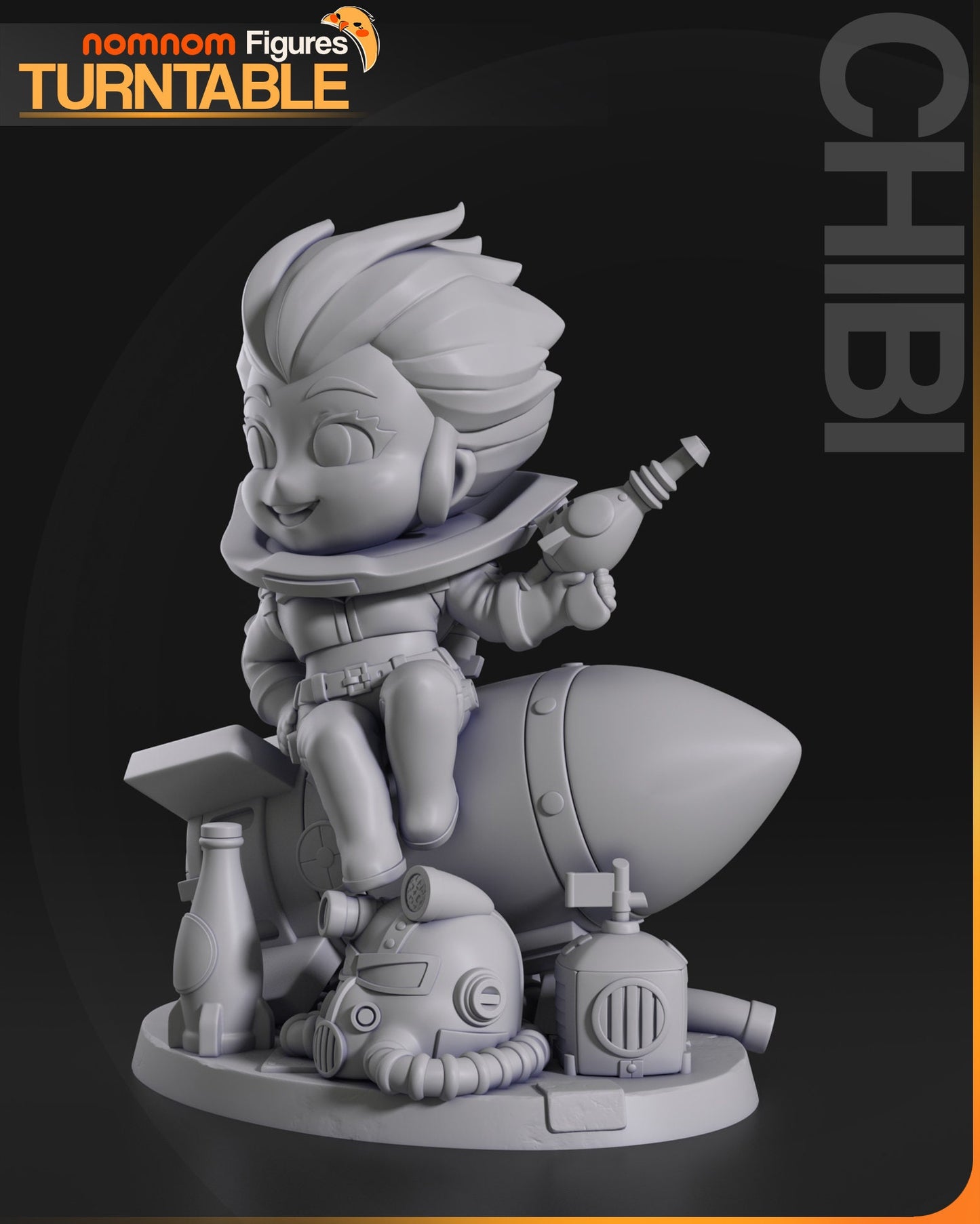 Chibi - Nuka Girl - Fallout 4 de chez NomNom Figurines