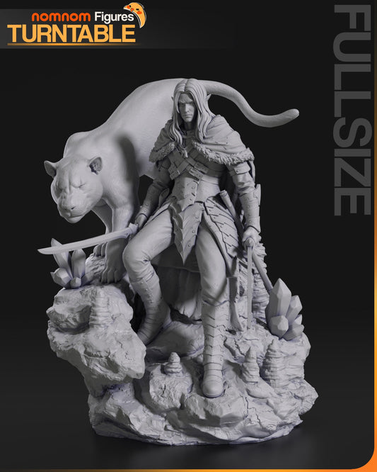 Figurine Drizzt Do_Urden - Baldurs Gate de chez NomNom Figurines [1/10ème]