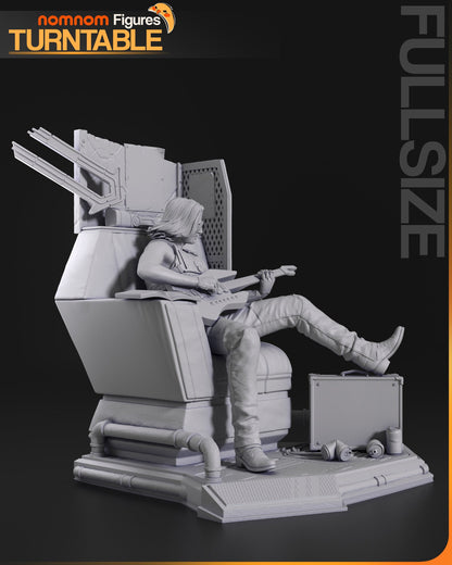 Figurine Johnny Silverhand - Cyberpunk 2077 de chez NomNom Figurines [1/10ème]