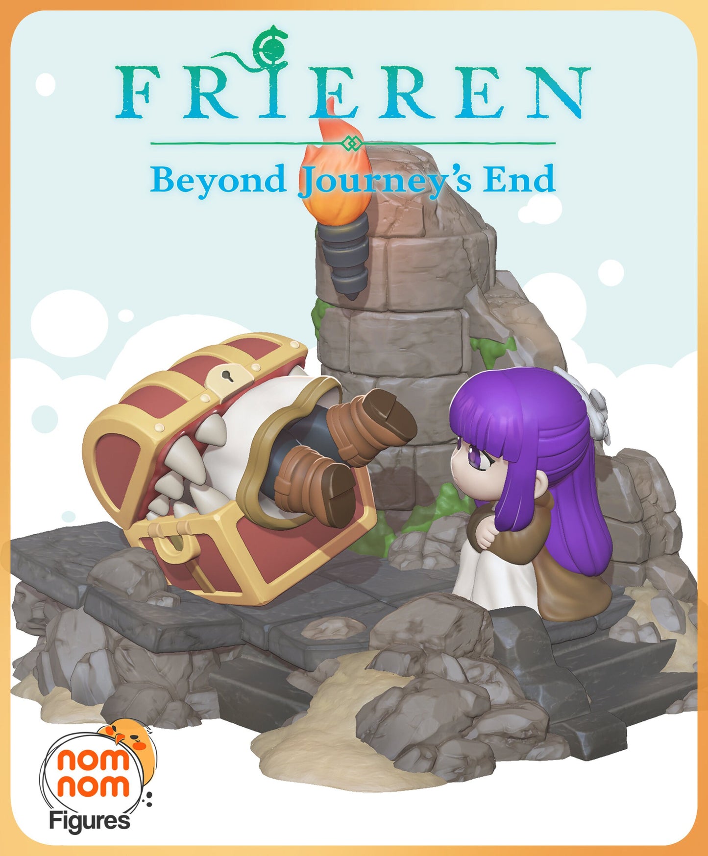 Chibi - Mimic Chest x Frieren de chez NomNom Figurines