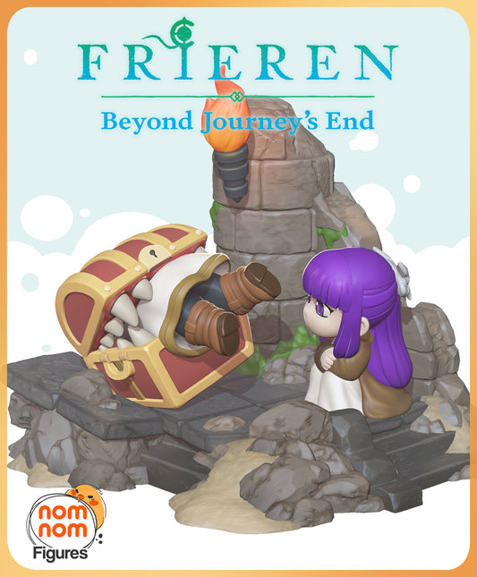 Chibi - Mimic Chest x Frieren de chez NomNom Figurines