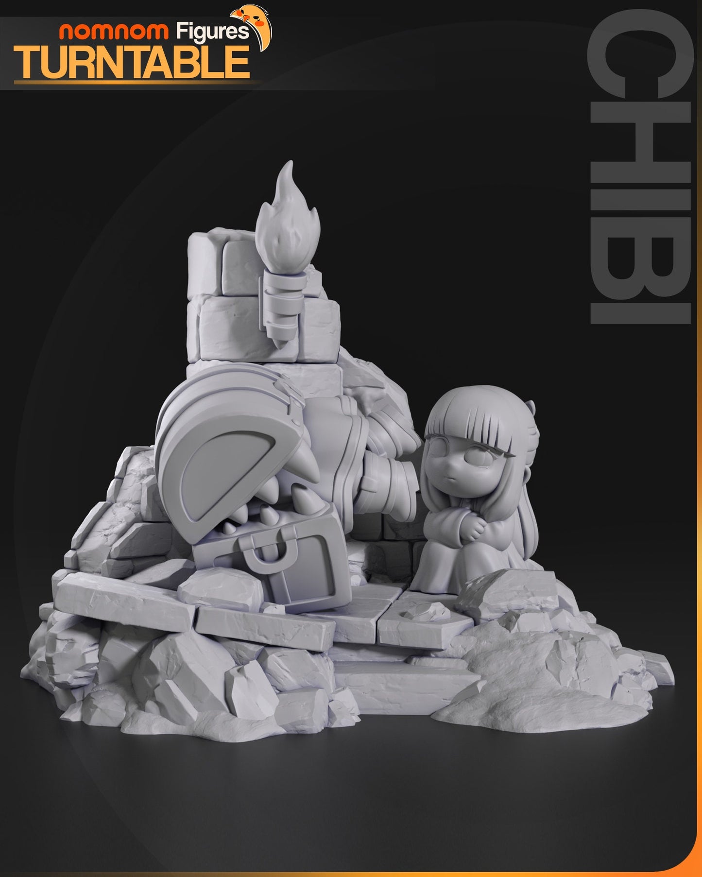 Chibi - Mimic Chest x Frieren de chez NomNom Figurines