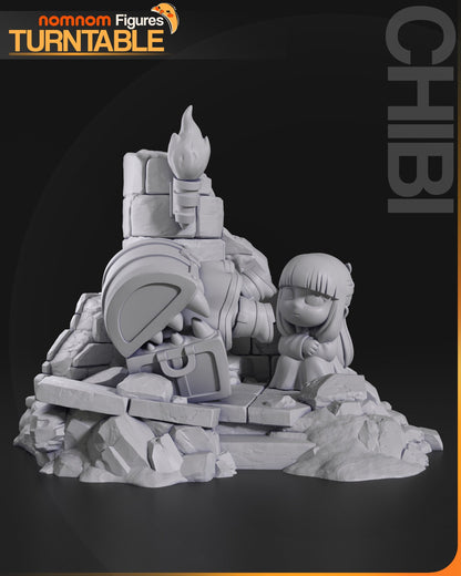 Chibi - Mimic Chest x Frieren de chez NomNom Figurines