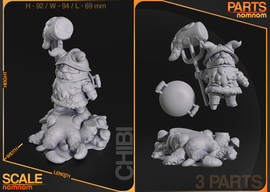 Chibi - Senshi - Dungeon Meshi de chez NomNom Figurines