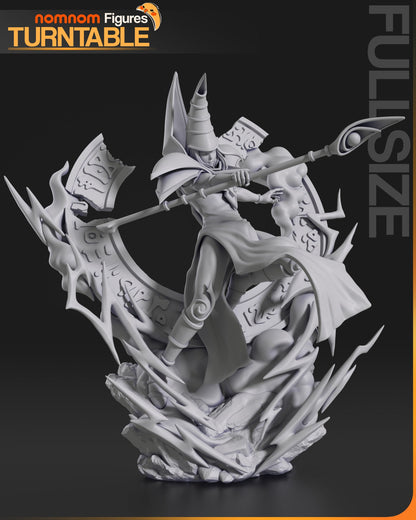 Figurine Dark Magician - Yu-Gi-Oh! de chez NomNom Figurines [75mm // 1/10ème // Buste]