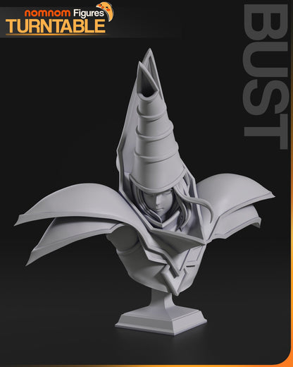 Figurine Dark Magician - Yu-Gi-Oh! de chez NomNom Figurines [75mm // 1/10ème // Buste]