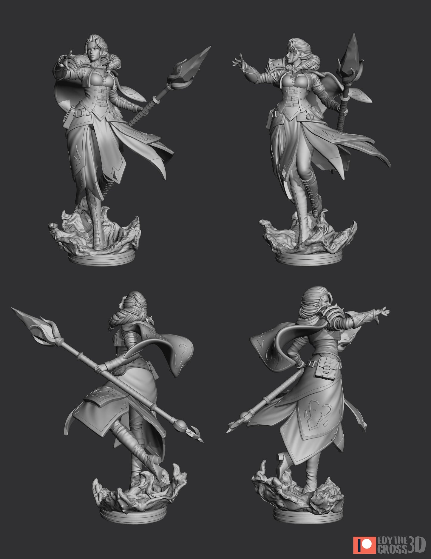 Figurine Jaina de chez NomNom Figurine [75mm // 1/10ème]