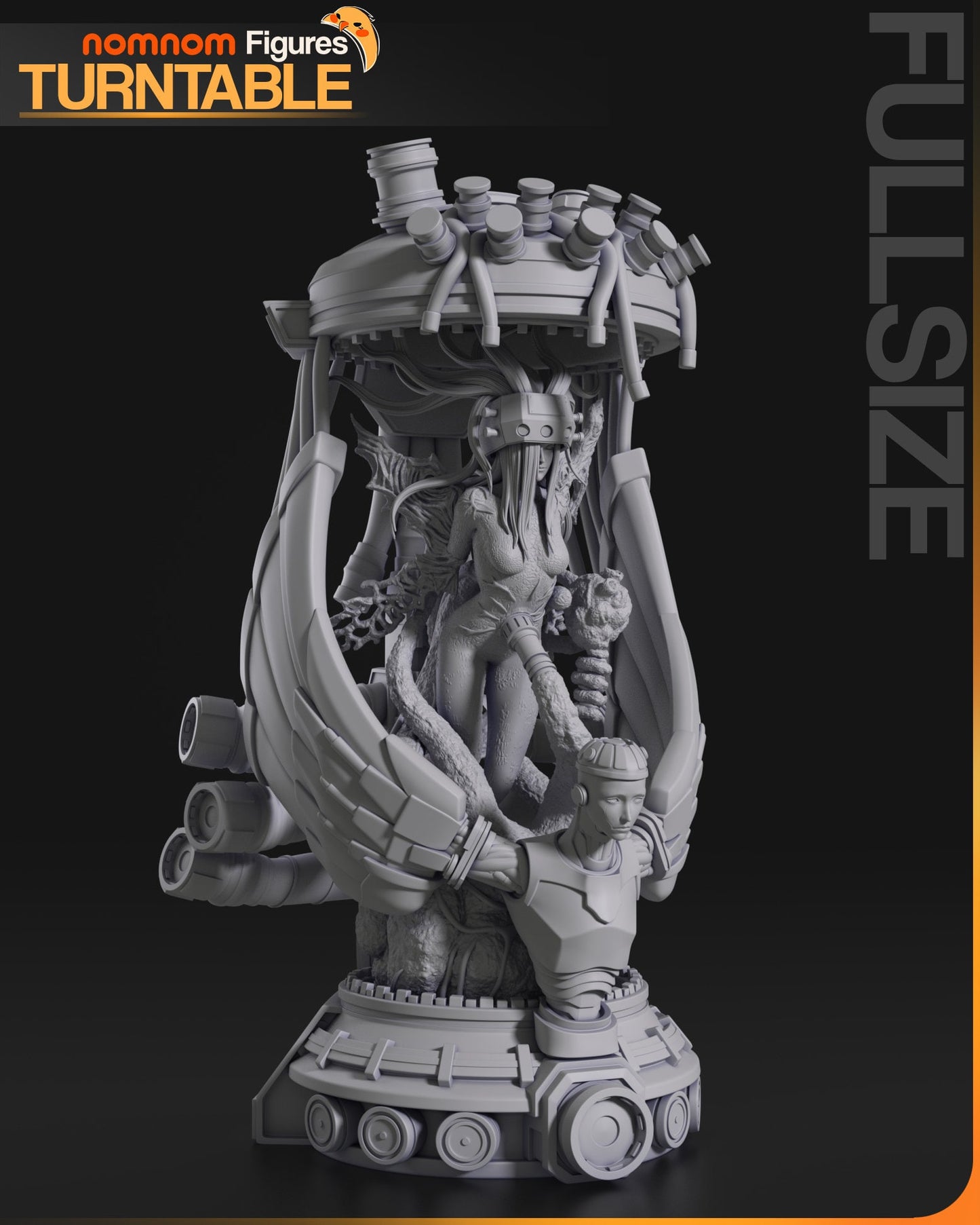 Figurine Jenova - Final Fantasy 7 de chez NomNom Figurines [75mm // 1/10ème // Buste]