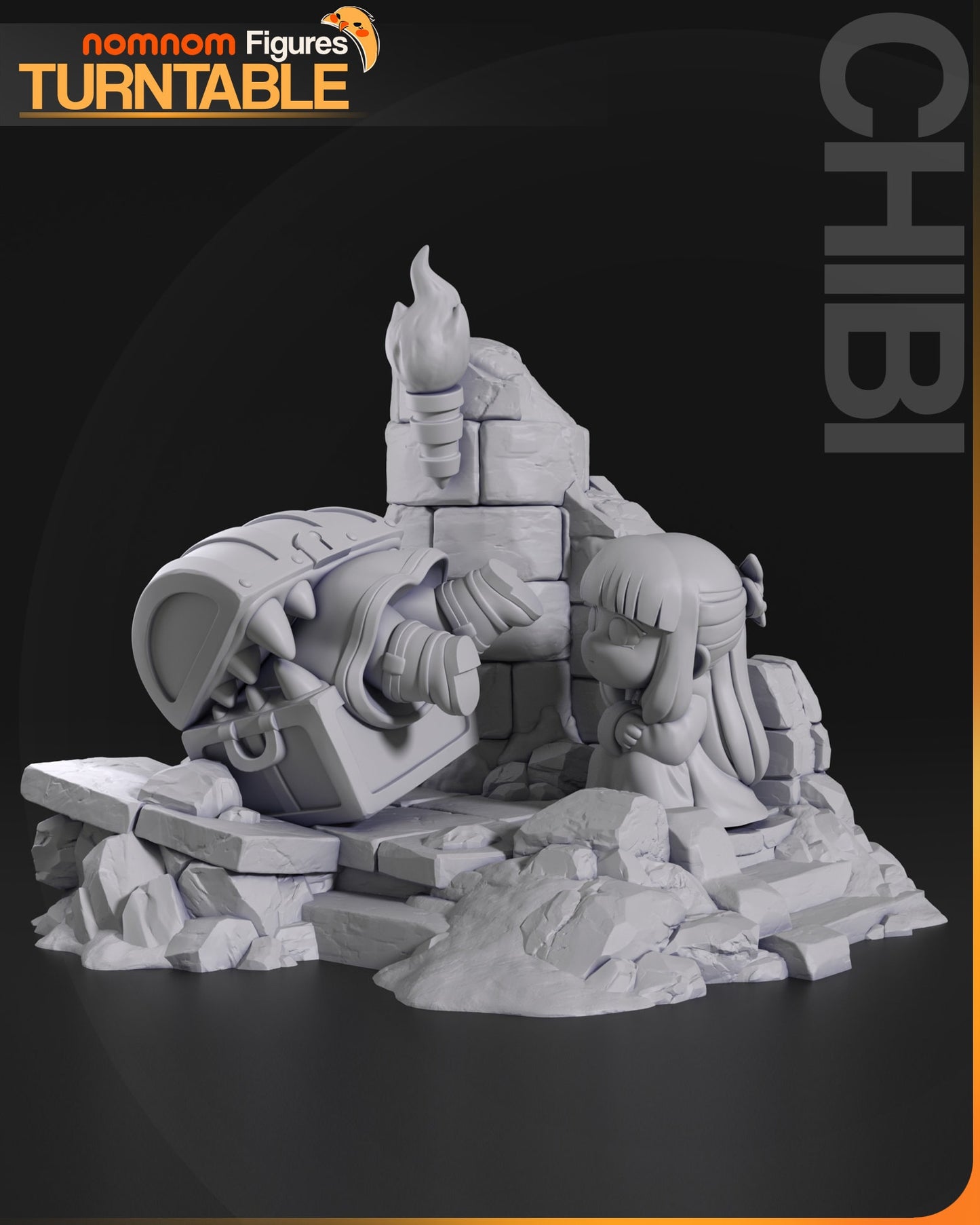 Chibi - Mimic Chest x Frieren de chez NomNom Figurines