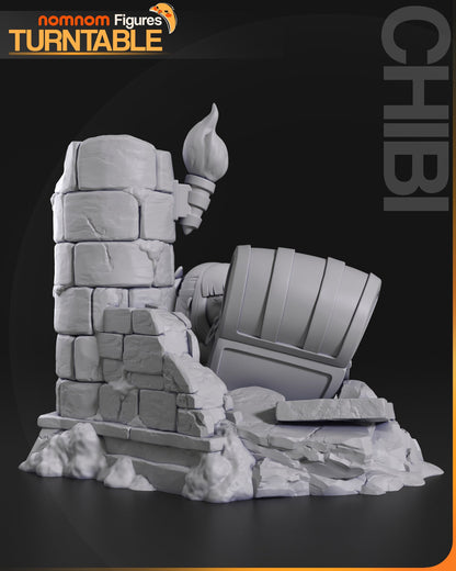 Chibi - Mimic Chest x Frieren de chez NomNom Figurines