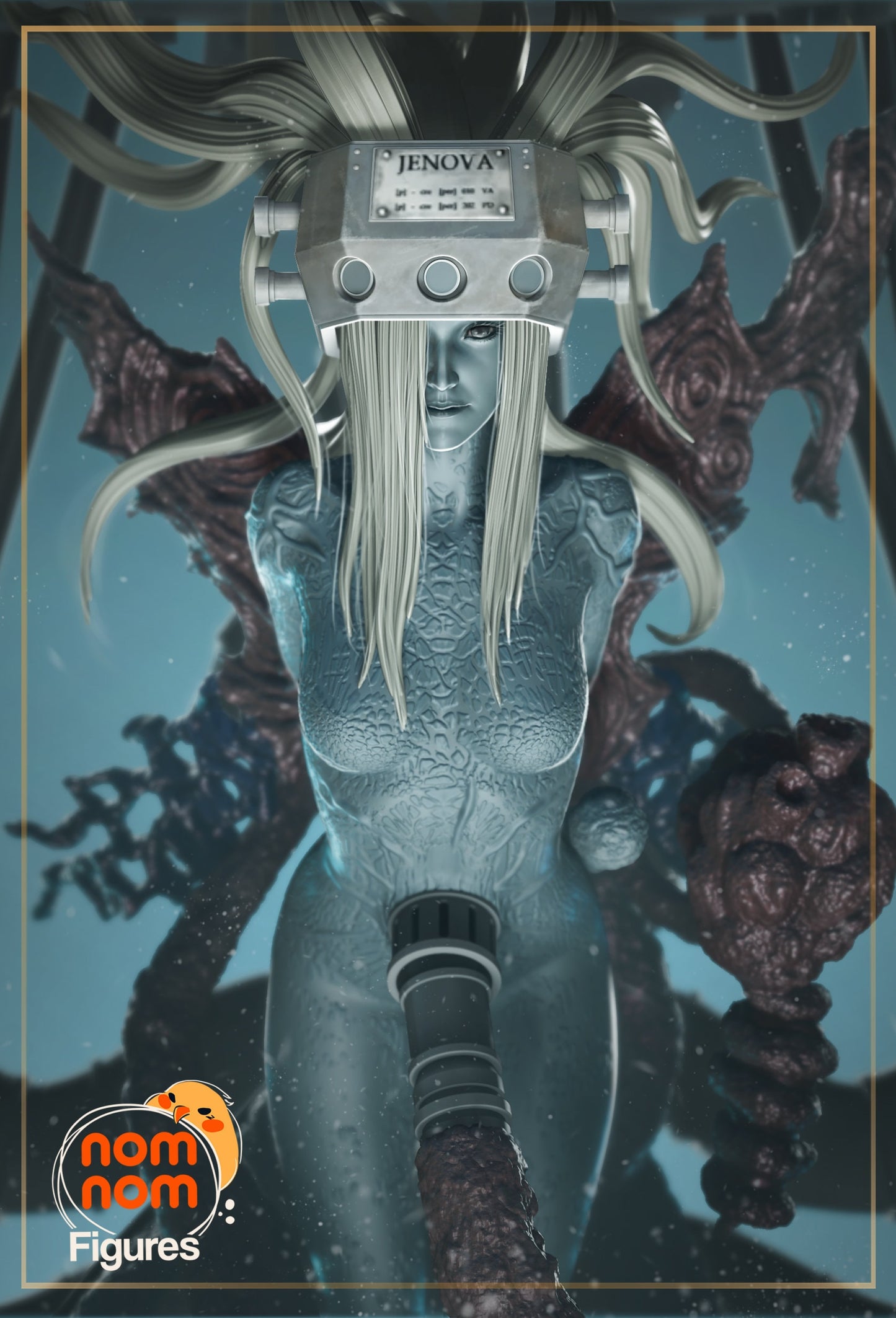 Figurine Jenova - Final Fantasy 7 de chez NomNom Figurines [75mm // 1/10ème // Buste]