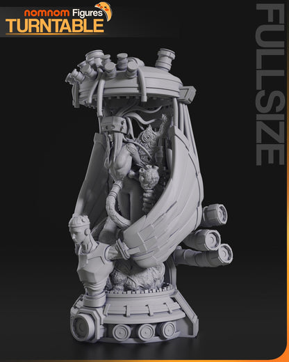 Figurine Jenova - Final Fantasy 7 de chez NomNom Figurines [75mm // 1/10ème // Buste]
