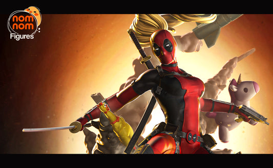 Figurine Lady Deadpool de chez NomNom Figurines [75mm // 1/10ème // Buste]