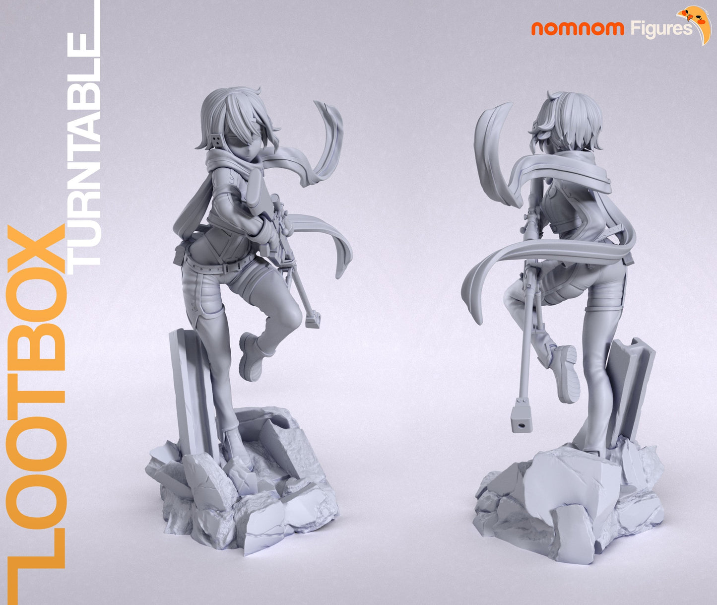 Figurine Sinon - Sword Art Online de chez NomNom Figurines [100mm]
