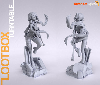 Figurine Sinon - Sword Art Online de chez NomNom Figurines [100mm]