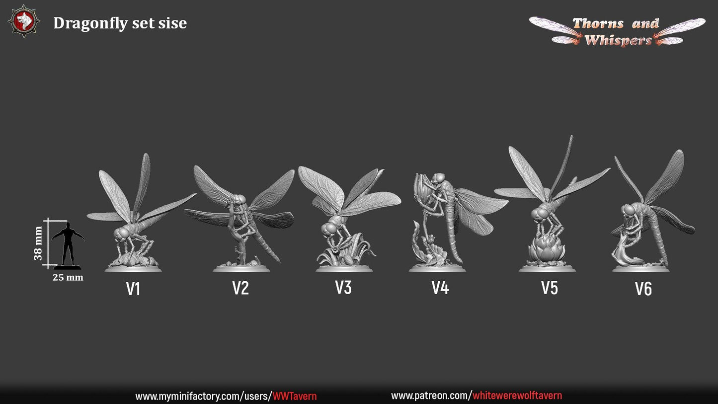 Figurine Dragonfly de chez WW Tavern dans l'univers Thorns and Whispers [50mm]