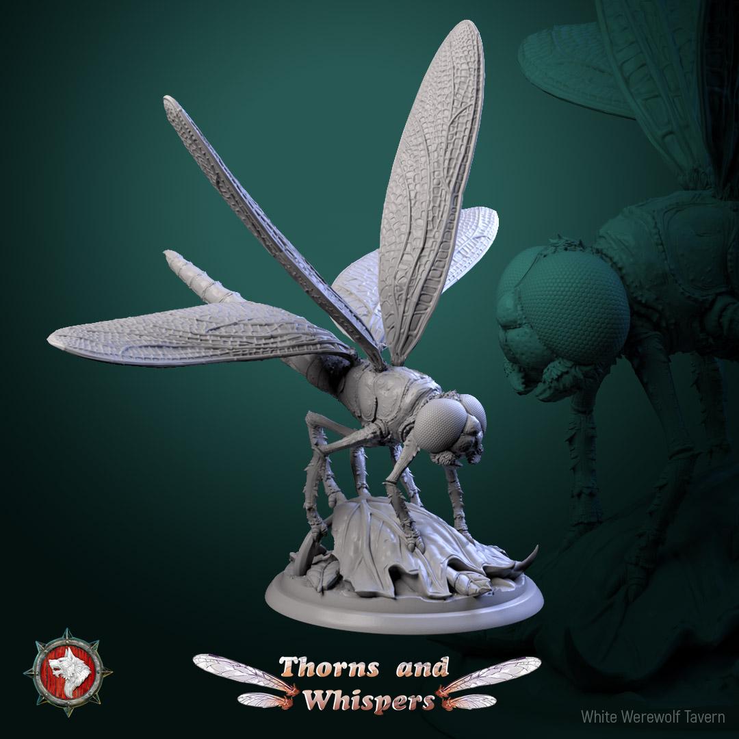 Figurine Dragonfly de chez WW Tavern dans l'univers Thorns and Whispers [50mm]
